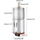 Motorreductor 12V 6RPM. Con encoder
