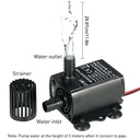 Bomba sumergible 12VDC. 280 L/h