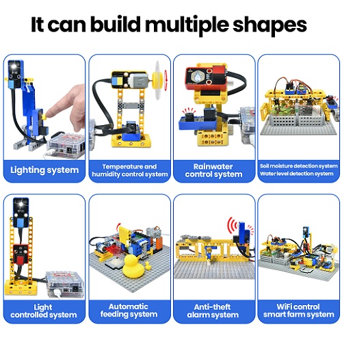 Kit Granja Inteligente STEAM de Kidsbits. Compatible con Lego