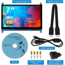 Pantalla LCD HDMI Touch 7’’ para Raspberry Pi