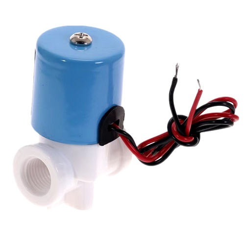 Mini válvula solenoide 12V-G1/4 HQV1. Conexión por rosca