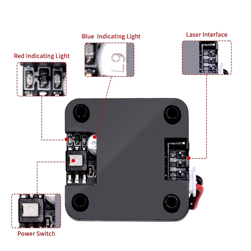Módulo láser CNC de 40W