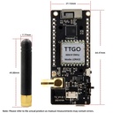 Tarjeta de desarrollo ESP32 LoRa 915MHz SX1276. LILYGO®