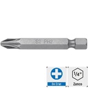 Estuche con 15 puntas de cruz PH2 largo 2", Truper Expert