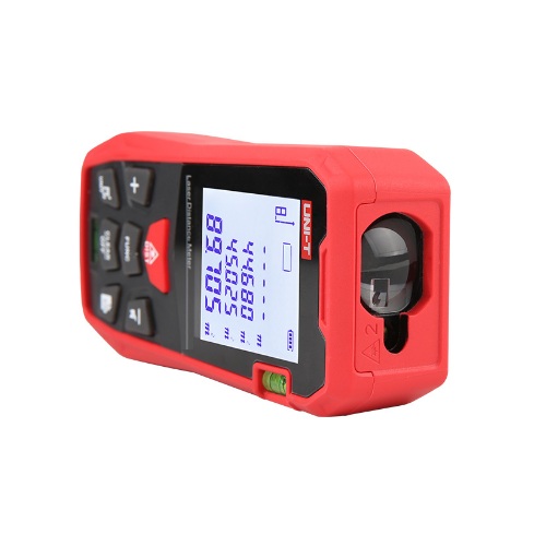Medidor de distancia láser 120m. Display LCD
