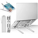 Base para portatil plegable. En aluminio