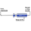 Destornillador de estrella 3/16 x 3" mango de PVC, PRETUL