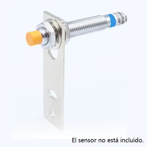 Soporte recto para sensor infrarrojo reflectivo y de proximidad. Tipo I. M8