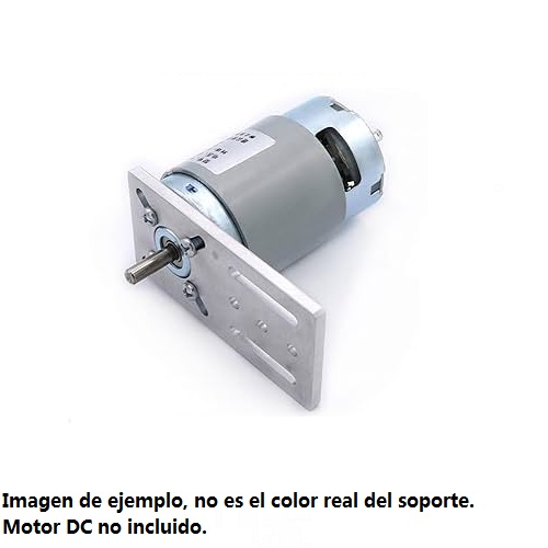 Soporte recto para motor DC. Tipo C