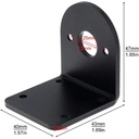 Soporte en L para motor DC. Tipo H