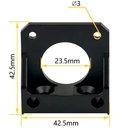 Soporte de eje Z para motor NEMA 17
