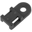 Base para cintas de amarre. HC-0. 4mm. Negro