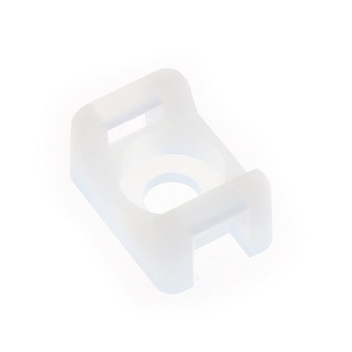 Base para cintas de amarre. HC-1. 4mm. Blanco