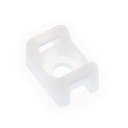 Base para cintas de amarre. HC-1. 4mm. Blanco