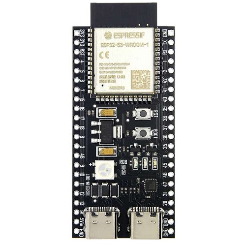 Tarjeta de desarrollo Wi-Fi Bluetooth ESP32-S3. USB tipo C