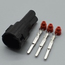 Conector vehicular impermeable M/H de 3 pines. DJ7031F