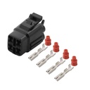 Conector vehicular impermeable M/H de 4 pines. DJ7043