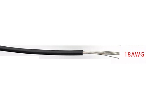 Cable siliconado para batería. 18-AWG. Rojo