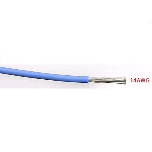 Cable siliconado para batería. 14-AWG. Rojo