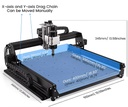Máquina CNC de 3 ejes 500W. 4540. Con láser