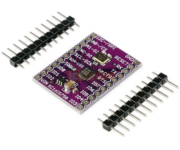 Conversor UART TTL a I2C/SPI. SC16IS750
