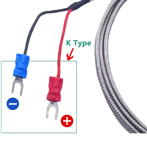 Termocupla tipo K 3/8. 2m