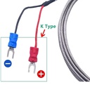 Termocupla tipo K 3/8. 2m