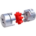 Acople flexible estrella para motor de 20mm a 20mm