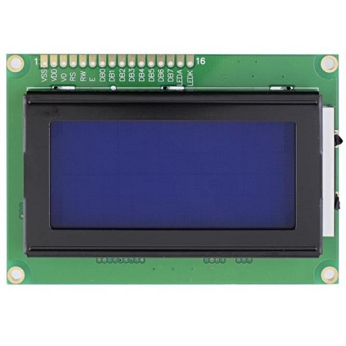 Display LCD 16x4. Azul