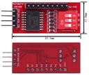 Modulo de expansión de I/O con interfaz I2C PCF8574T. Roja
