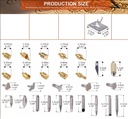 Kit pirograbador con temperatura ajustable, 71 pzs