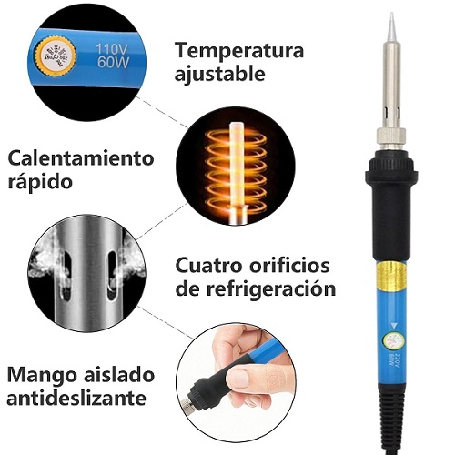 Kit pirograbador con temperatura ajustable, 71 pzs