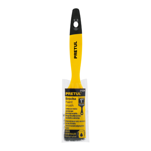 Brocha uso general de 1" con mango de plástico PRETUL