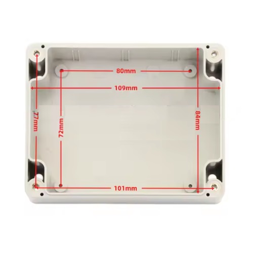 Caja plástica impermeable 115x90x55mm
