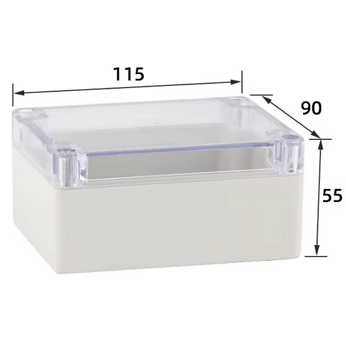 Caja plástica impermeable 115x90x55mm