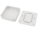 Caja plástica impermeable 125x125x28mm