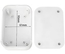 Caja plástica impermeable 100x67x34mm
