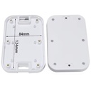 Caja plástica impermeable 130x90x25mm