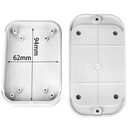 Caja plástica impermeable 124x67x22mm