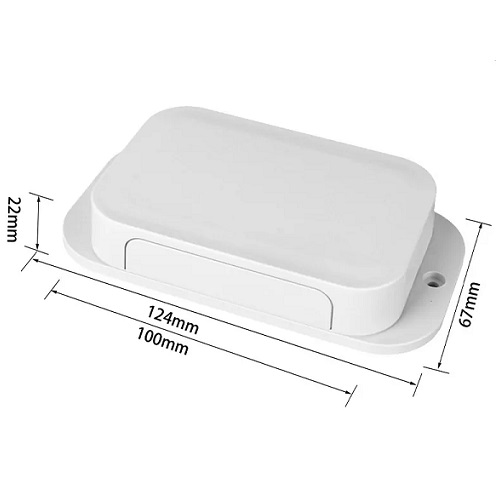 Caja plástica impermeable 124x67x22mm