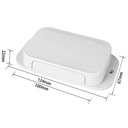 Caja plástica impermeable 124x67x22mm