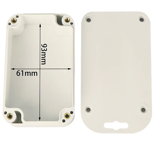 Caja plástica impermeable 119x67x32mm