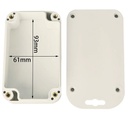 Caja plástica impermeable 119x67x32mm
