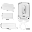 Caja plástica impermeable 119x67x32mm