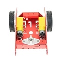 Chasis metálico 2WD. Rojo