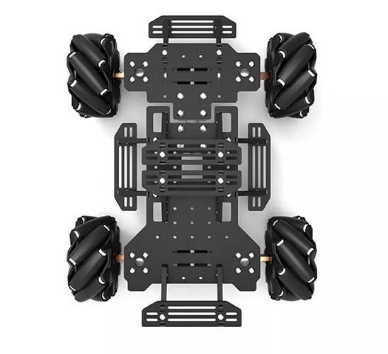 Chasis omniwheel con suspensión 4WD