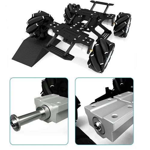 Chasis omniwheel con suspensión 4WD