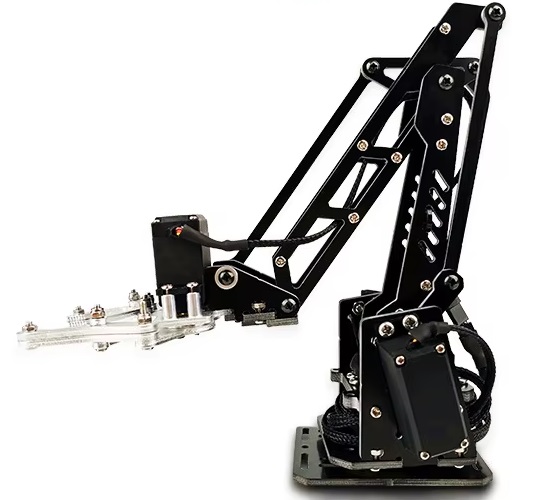 Chasis omniwheel 4WD con brazo robótico