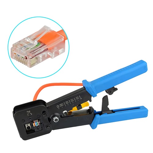 Ponchadora para RJ45/RJ11 especial para Pass Through