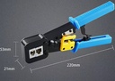 Ponchadora para RJ45/RJ11 especial para Pass Through